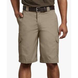 Dickies Men's Flex Regular Fit Cargo Shorts, 11" Desert Sand 36